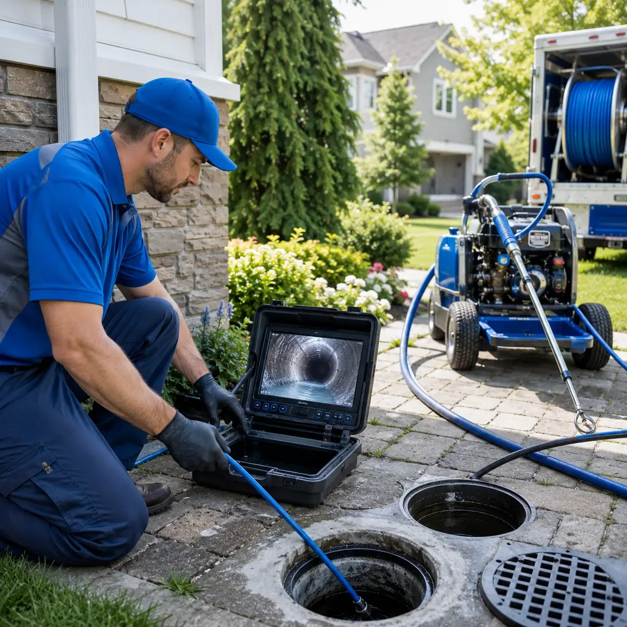 Outdoor drain cleaning professionals serving Ryan, OK